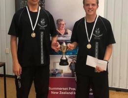 Gold Medal - Akuhata Keelan and Nathan Trowell 
