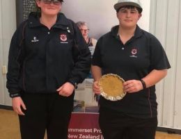 Plate Winners - Skye Burema and AJ Bond